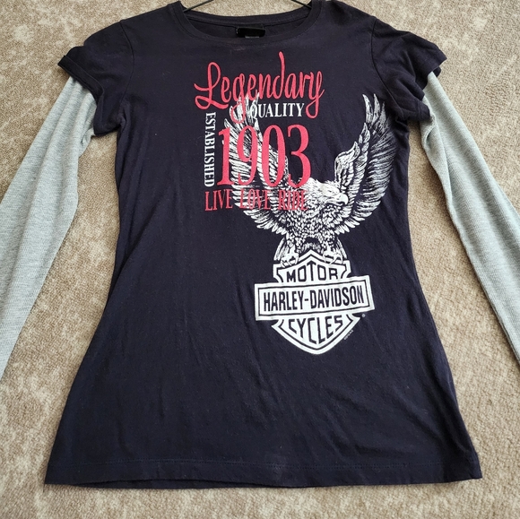 Harley-Davidson Tops - Women's Long Sleeve Harley Davidson shirt.  Medium